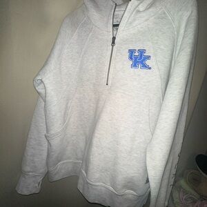 Kentucky Wildcats UK 1/4 quarter zip pull over women’s size Large